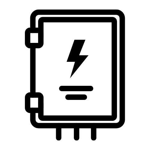 dessin d'une armoire / compteur électrique - foray perraud électricité